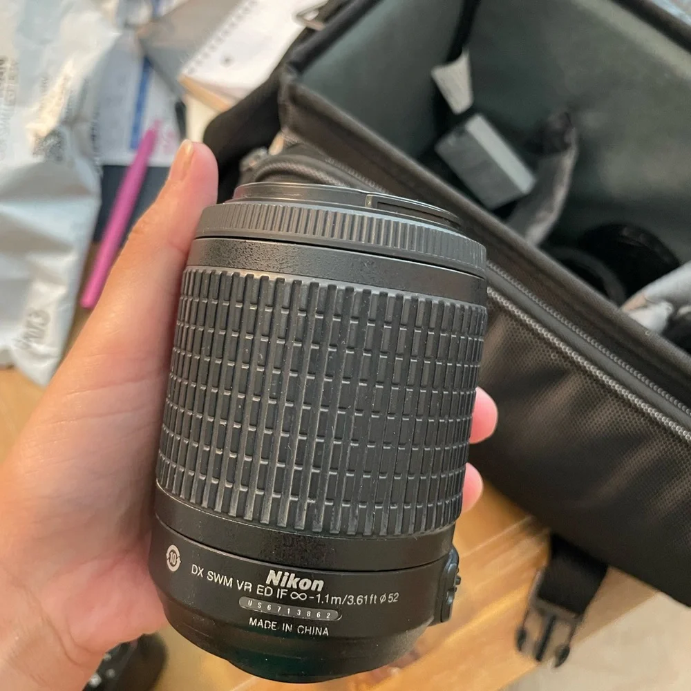 Nikon D3400 Camera with 3 lenses